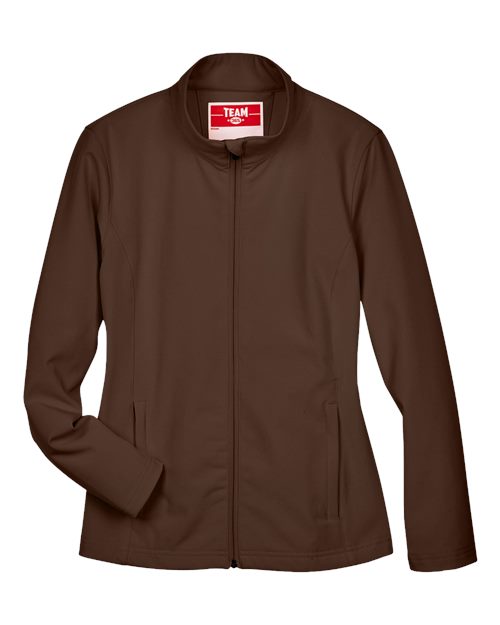 Women's Leader Soft Shell Jacket - Sport Dark Brown Front