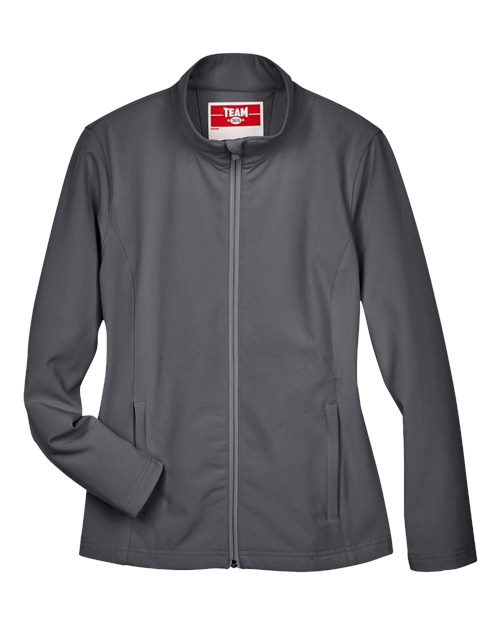 Women's Leader Soft Shell Jacket - Sport Graphite Front