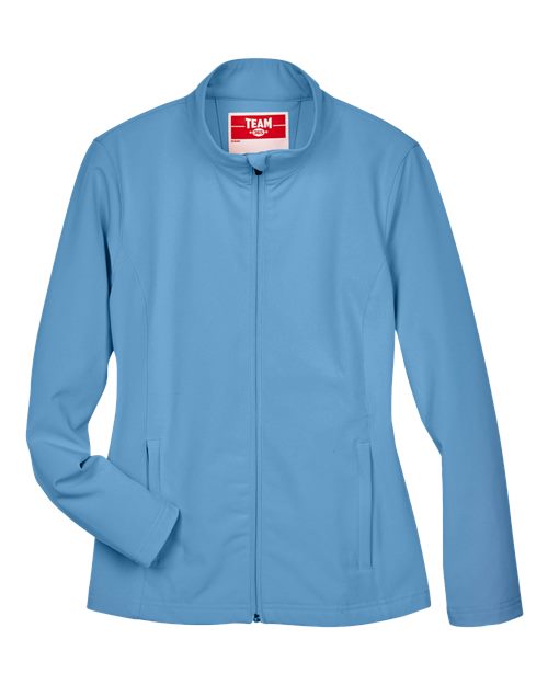 Women's Leader Soft Shell Jacket - Sport Light Blue Front