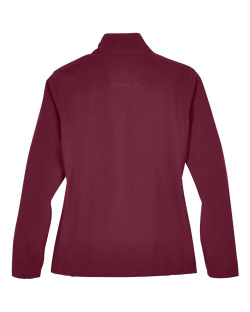Women's Leader Soft Shell Jacket - Sport Maroon Back