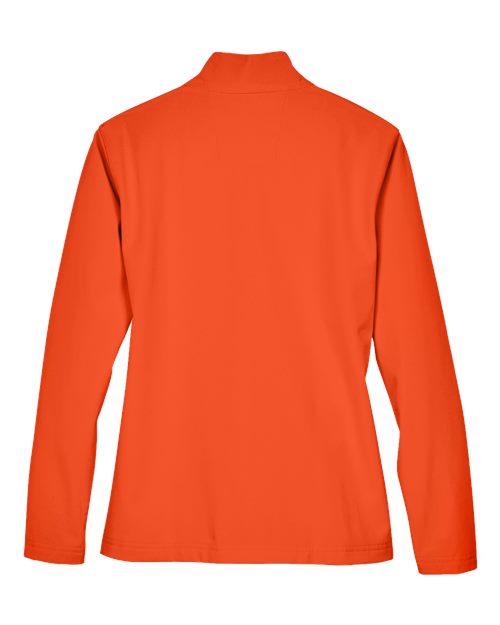 Women's Leader Soft Shell Jacket - Sport Orange Back