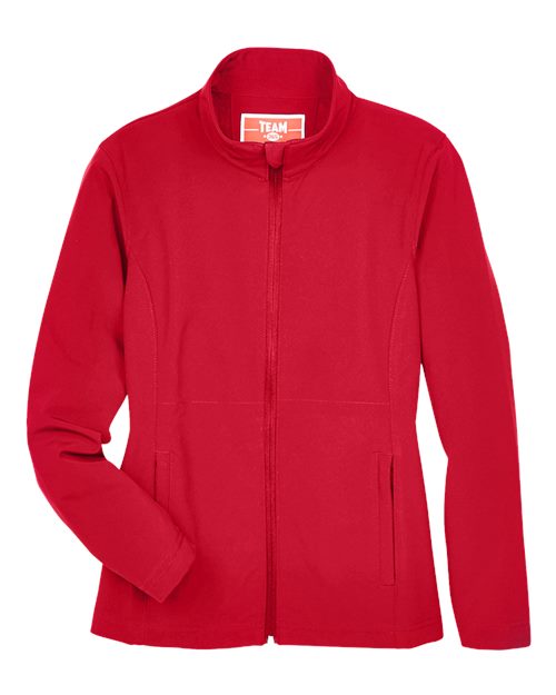 Women's Leader Soft Shell Jacket - Sport Red Front