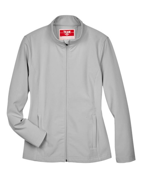 Women's Leader Soft Shell Jacket - Sport Silver Front