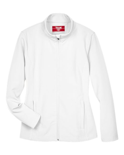 Women's Leader Soft Shell Jacket - White Front