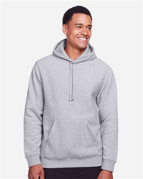 Team 365 Unisex Zone HydroSport™ Heavyweight Hooded Sweatshirt - Model Front