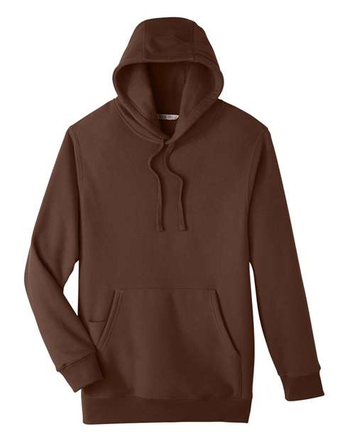 Team 365 Unisex Zone HydroSport™ Heavyweight Hooded Sweatshirt - Sport Dark Brown Front