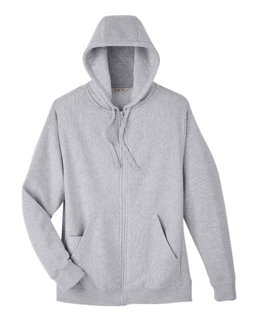 Unisex Zone HydroSport™ Heavyweight Full-Zip Hooded Sweatshirt - Athletic Heather Front