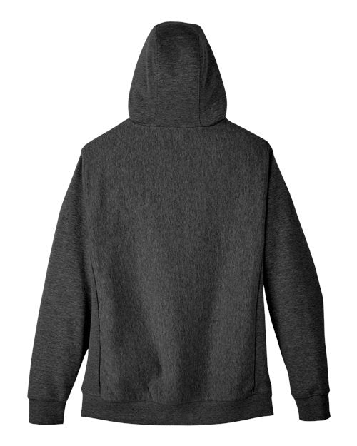 Unisex Zone HydroSport™ Heavyweight Full-Zip Hooded Sweatshirt - Dark Grey Heather Back