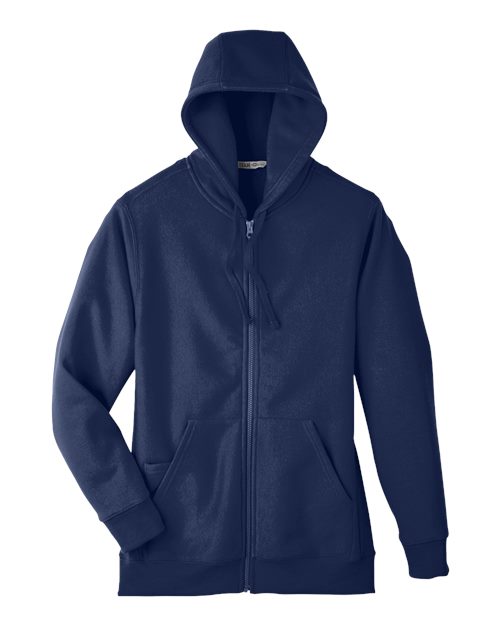 Unisex Zone HydroSport™ Heavyweight Full-Zip Hooded Sweatshirt - Sport Dark Navy Front