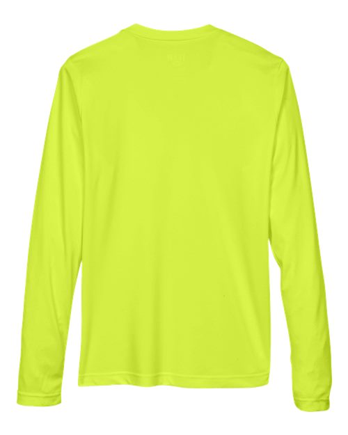 Women's Zone Performance Long Sleeve T-Shirt - Safety Yellow Back