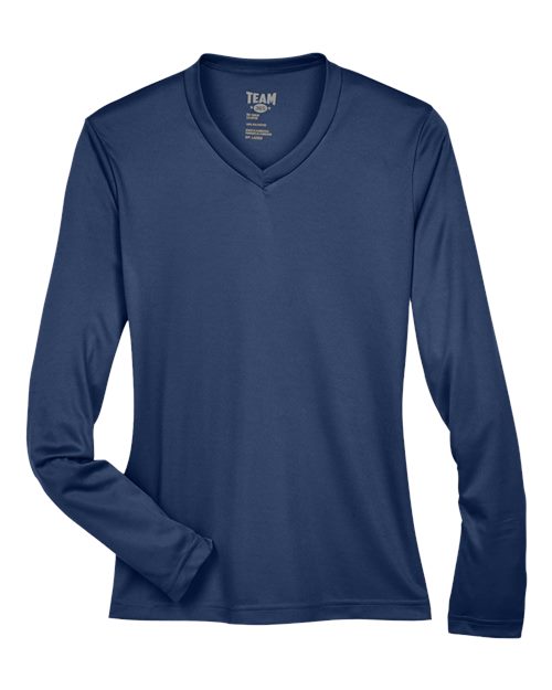 Women's Zone Performance Long Sleeve T-Shirt - Sport Dark Navy Front