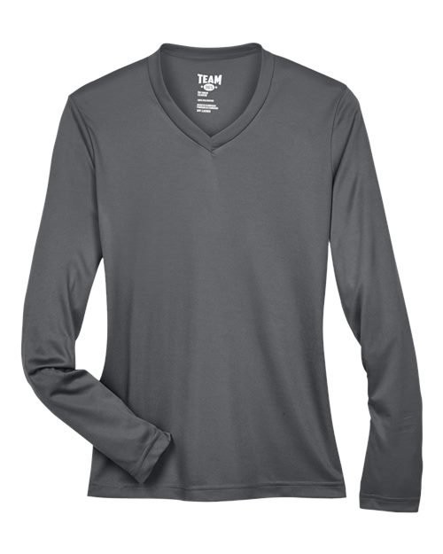 Women's Zone Performance Long Sleeve T-Shirt - Sport Graphite Front