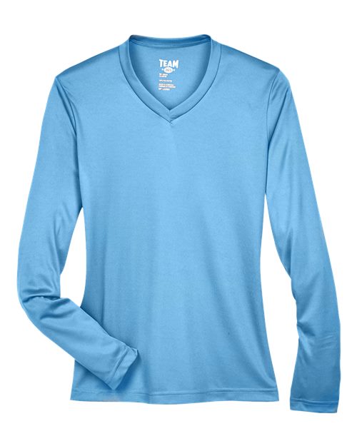 Women's Zone Performance Long Sleeve T-Shirt - Sport Light Blue Front