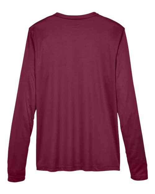 Women's Zone Performance Long Sleeve T-Shirt - Sport Maroon Back