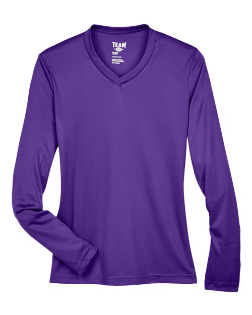 Women's Zone Performance Long Sleeve T-Shirt - Sport Purple Front