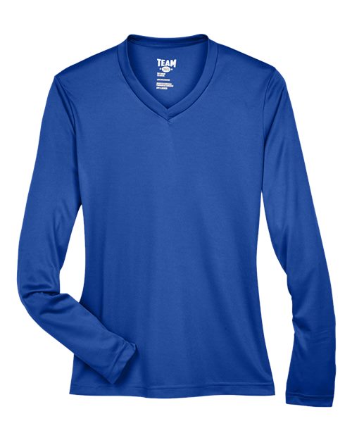 Women's Zone Performance Long Sleeve T-Shirt - Sport Royal Front