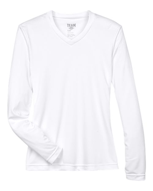 Women's Zone Performance Long Sleeve T-Shirt - White Front