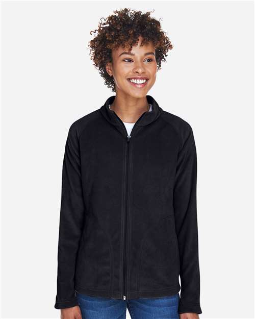 Team 365 Women's Campus Microfleece Jacket - Model Front