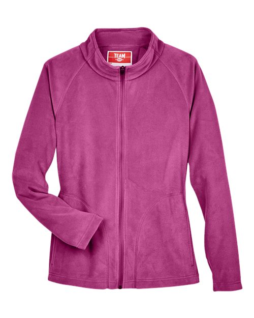 Women's Campus Microfleece Jacket - Sport Charity Pink Front