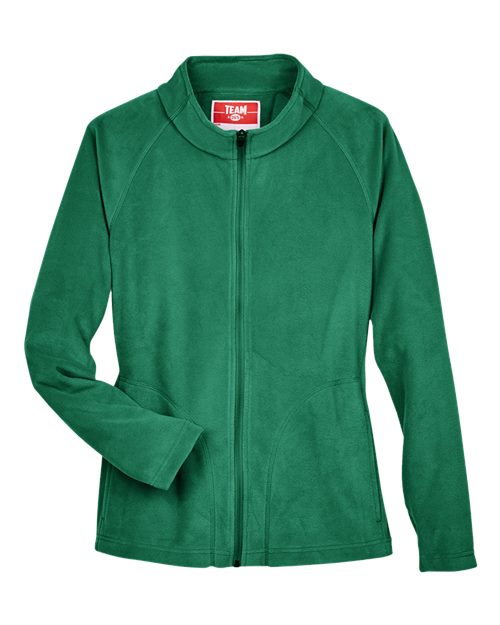 Women's Campus Microfleece Jacket - Sport Kelly Front