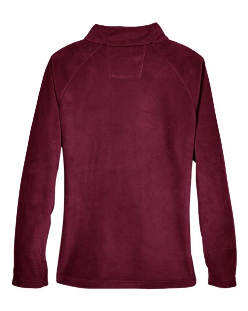 Women's Campus Microfleece Jacket - Sport Maroon Back