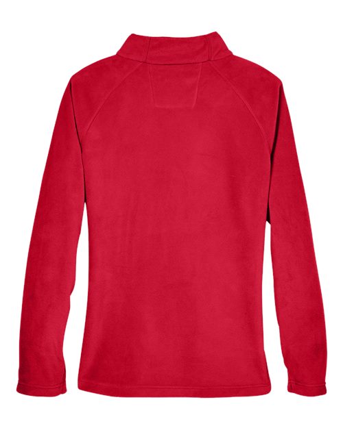 Women's Campus Microfleece Jacket - Sport Red Back