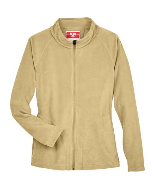 Women's Campus Microfleece Jacket - Sport Vegas Gold Front