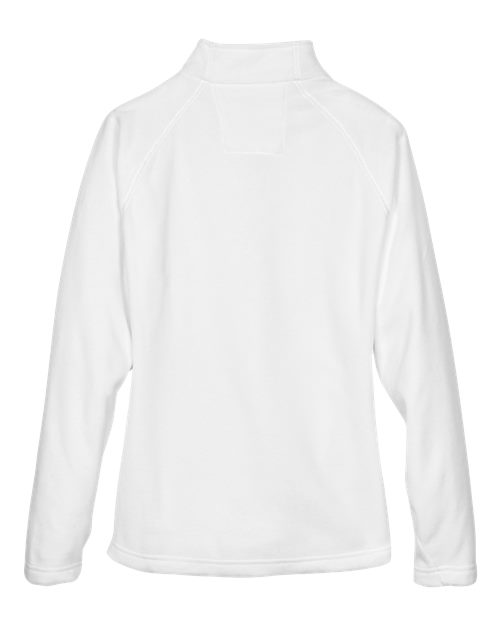 Women's Campus Microfleece Jacket - White Back