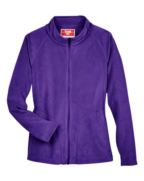 Women's Campus Microfleece Jacket - Sport Purple Front