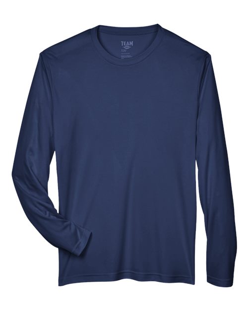 Men's Zone Performance Long Sleeve T-Shirt - Sport Dark Navy Front