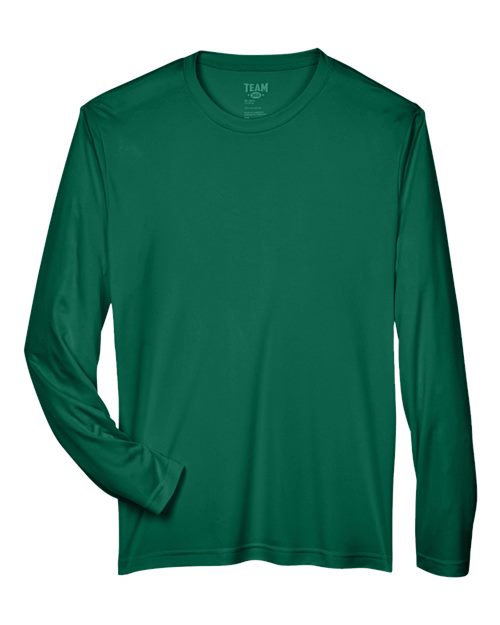 Men's Zone Performance Long Sleeve T-Shirt - Sport Forest Front