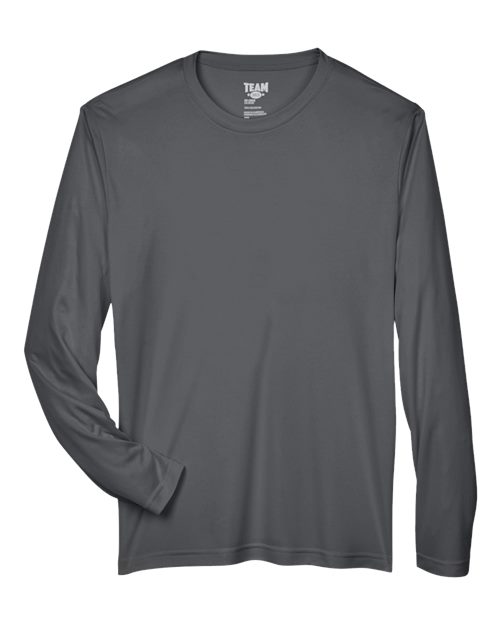 Men's Zone Performance Long Sleeve T-Shirt - Sport Graphite Front