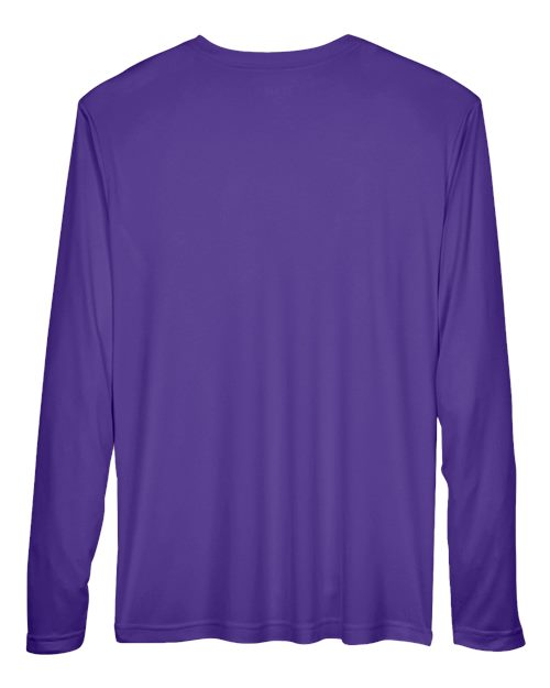 Men's Zone Performance Long Sleeve T-Shirt - Sport Purple Back