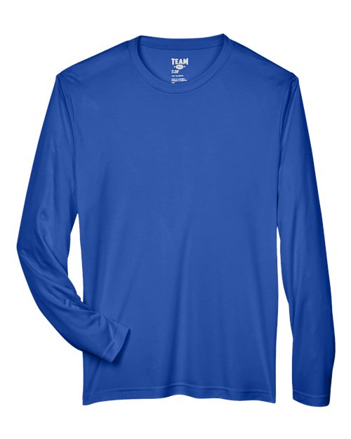 Men's Zone Performance Long Sleeve T-Shirt - Sport Royal Front