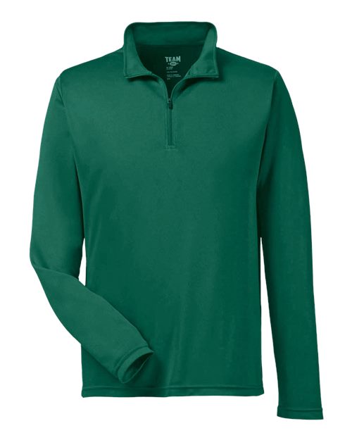 Men's Zone Performance Quarter-Zip Pullover - Sport Forest Front