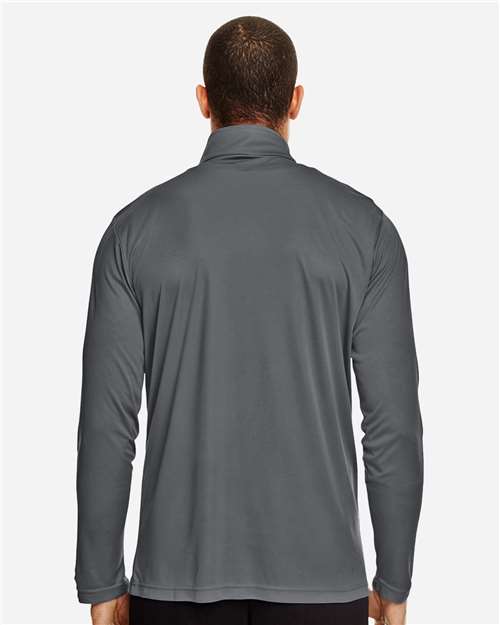 Men's Zone Performance Quarter-Zip Pullover - Sport Graphite Back