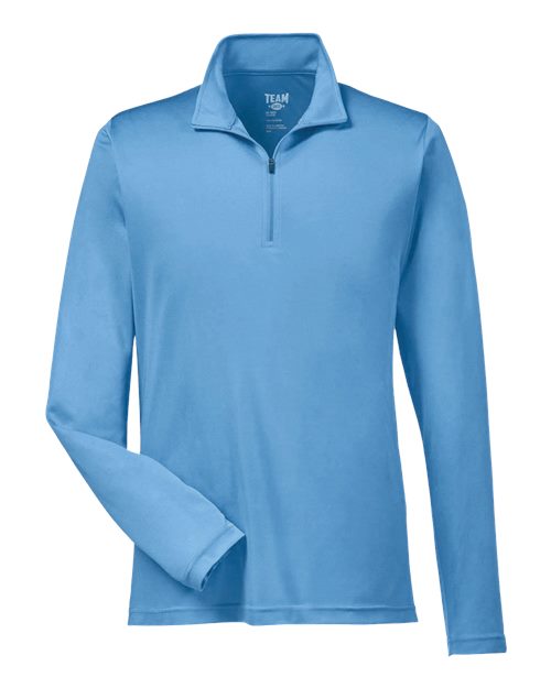 Men's Zone Performance Quarter-Zip Pullover - Sport Light Blue Front