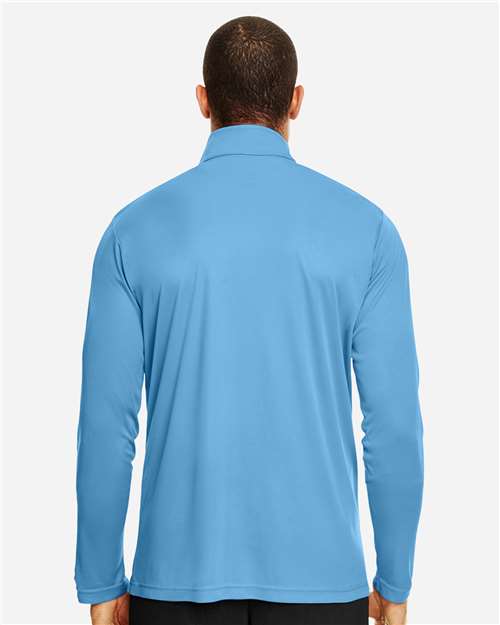 Men's Zone Performance Quarter-Zip Pullover - Sport Light Blue Back