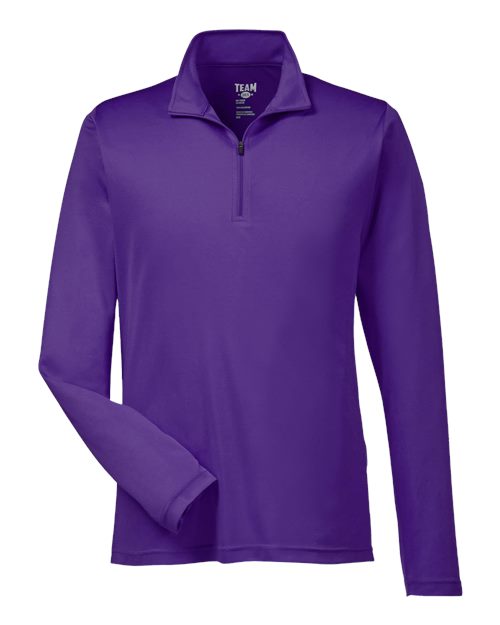 Men's Zone Performance Quarter-Zip Pullover - Sport Purple Front
