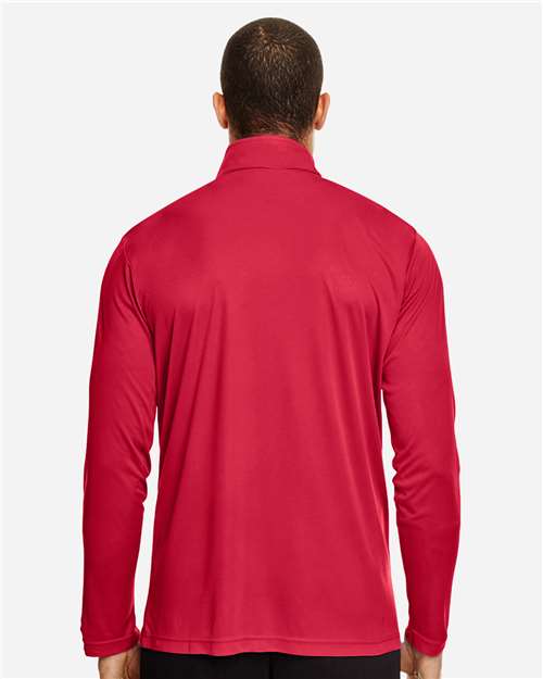 Men's Zone Performance Quarter-Zip Pullover - Sport Red Back