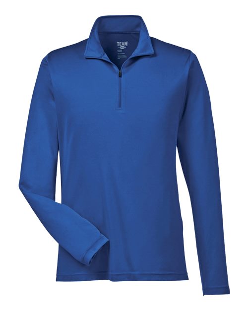 Men's Zone Performance Quarter-Zip Pullover - Sport Royal Front