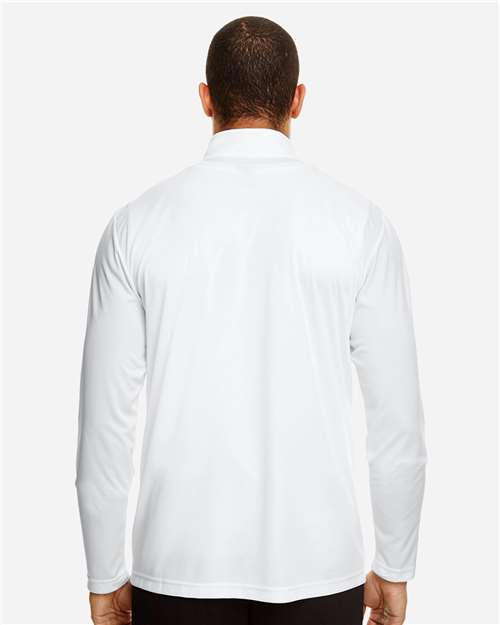 Men's Zone Performance Quarter-Zip Pullover - White Back