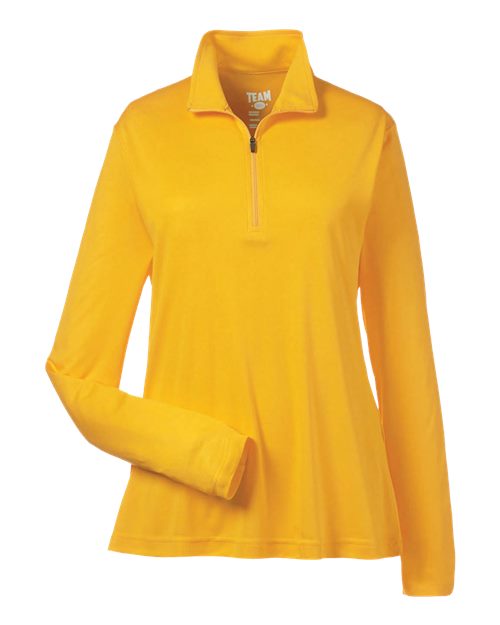 Women's Zone Performance Quarter-Zip Pullover - Sport Athletic Gold Front