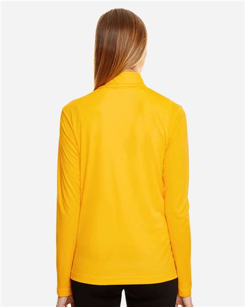 Women's Zone Performance Quarter-Zip Pullover - Sport Athletic Gold Back