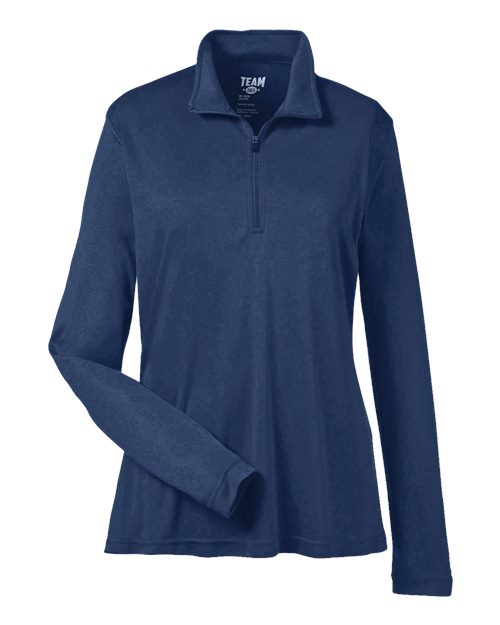 Women's Zone Performance Quarter-Zip Pullover - Sport Dark Navy Front