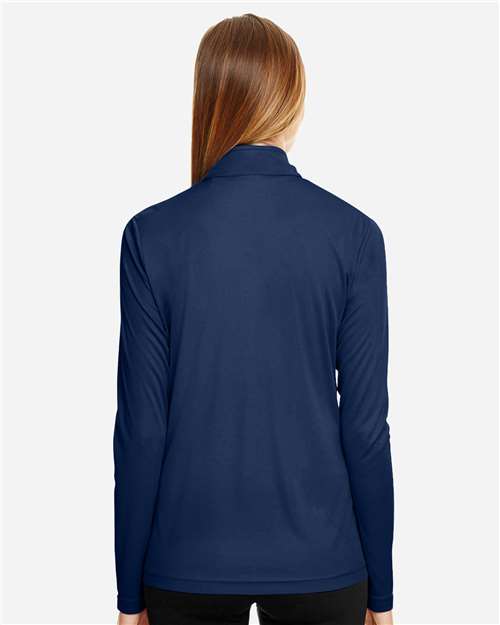 Women's Zone Performance Quarter-Zip Pullover - Sport Dark Navy Back