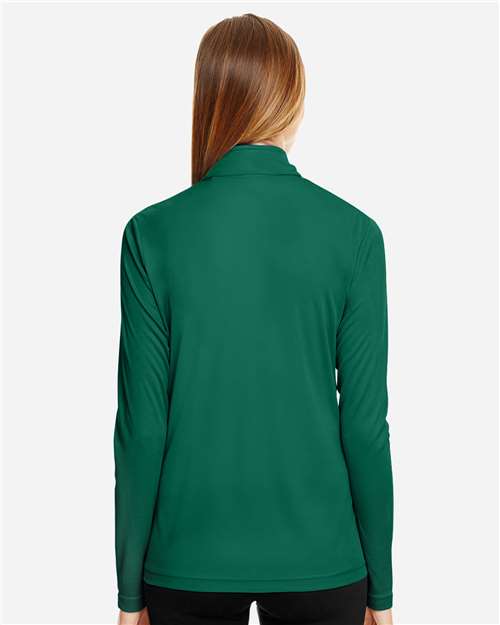Women's Zone Performance Quarter-Zip Pullover - Sport Forest Back