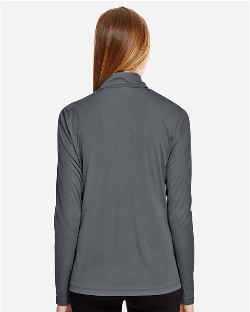 Women's Zone Performance Quarter-Zip Pullover - Sport Graphite Back