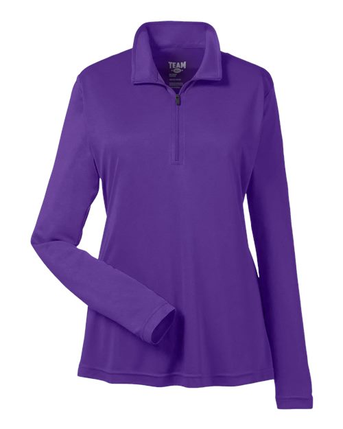 Women's Zone Performance Quarter-Zip Pullover - Sport Purple Front