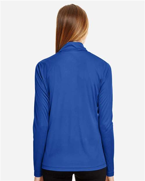 Women's Zone Performance Quarter-Zip Pullover - Sport Royal Back